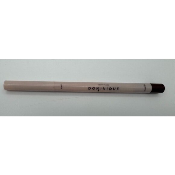 Dominique Cosmetics Brow Frame COOL DEEP BROWN 4-in-1 Brow Pencil .007 oz .2g - Picture 1 of 2